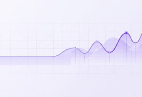 Gráfico lineal esquemático que representa un registro conductual con línea de base y seguimiento a lo largo del tiempo