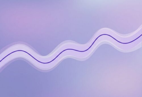 Gráfico conceptual de una línea de tendencia individual con bandas de confianza representando el cambio clínico a lo largo del tiempo